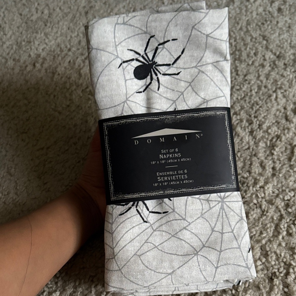 Domain Spider Web Napkins Set of 6